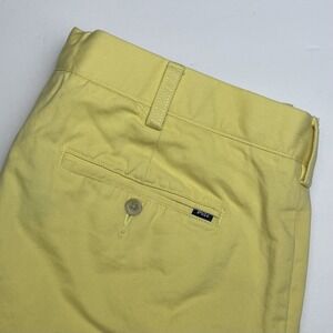 Polo Ralph Lauren Chino Pants Men 35x32(31"L) Slim Fit Yellow Cotton Golf Pastel